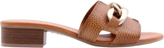 Hispanitas Sandalen met hoge hakken , Bruin, Dames