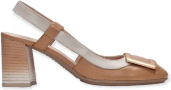 Hispanitas Sandalen met hoge hakken , Bruin, Dames