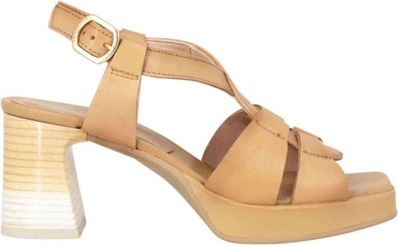 Hispanitas Sandalen met hoge hakken , Bruin, Dames