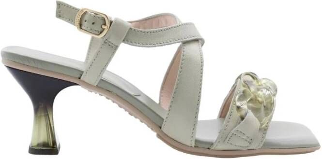 Hispanitas Sandalen met hoge hakken , Groen, Dames