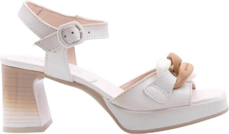 Hispanitas Sandalen met hoge hakken , Wit, Dames