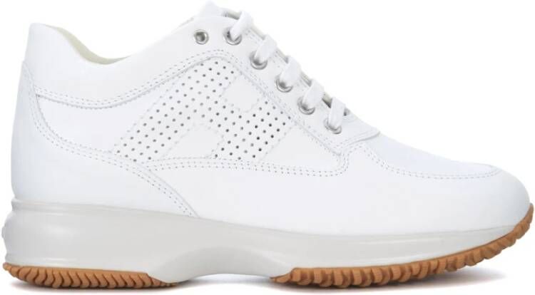 Hogan Interactieve lederen sneakers , Wit, Dames