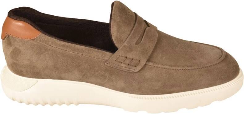 Hogan Instappers & Slip ons Beige Heren