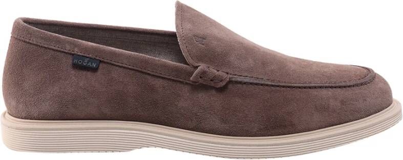 Hogan Instappers & Slip ons Bruin Heren