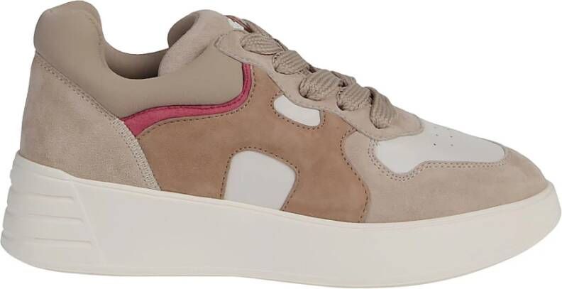 Hogan Rebellen sneakers , Beige, Dames