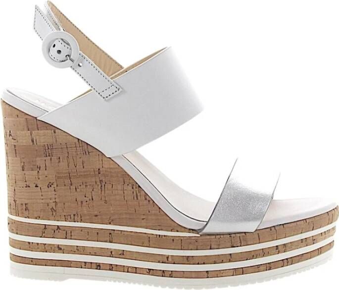 Hogan Sandalen , Wit, Dames