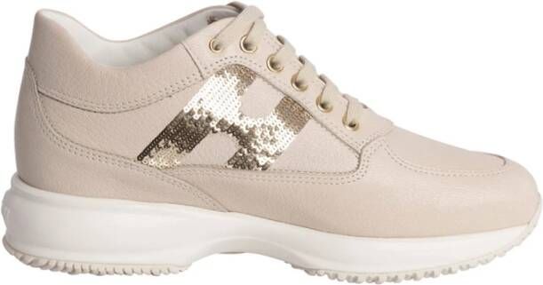 Hogan Sneakers , Beige, Dames