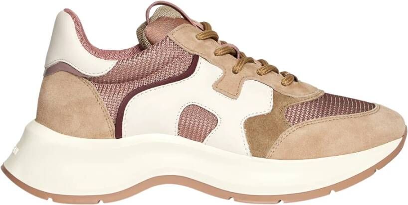 Hogan Sneakers , Beige, Dames