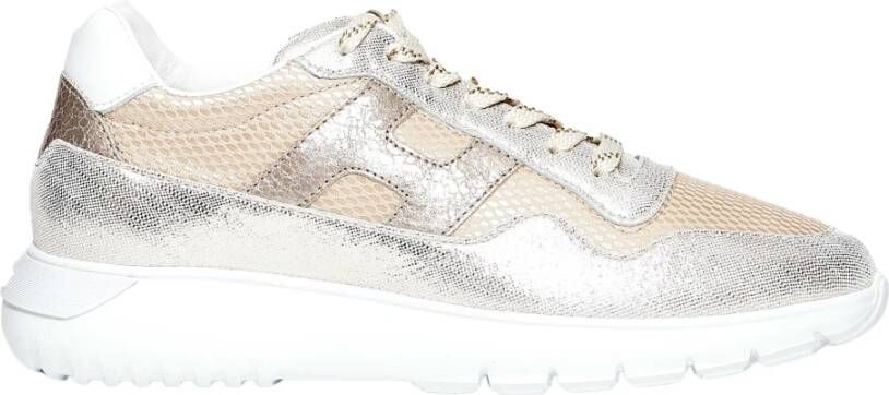 Hogan Sneakers , Beige, Dames