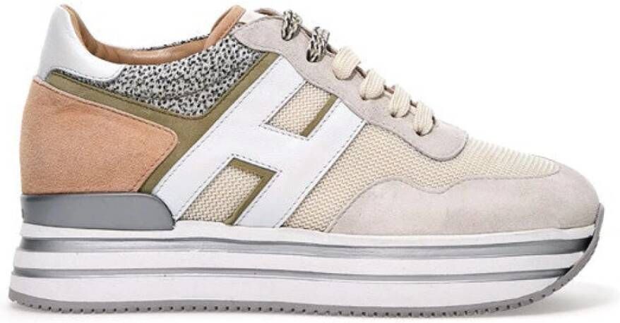 Hogan Sneakers , Beige, Dames