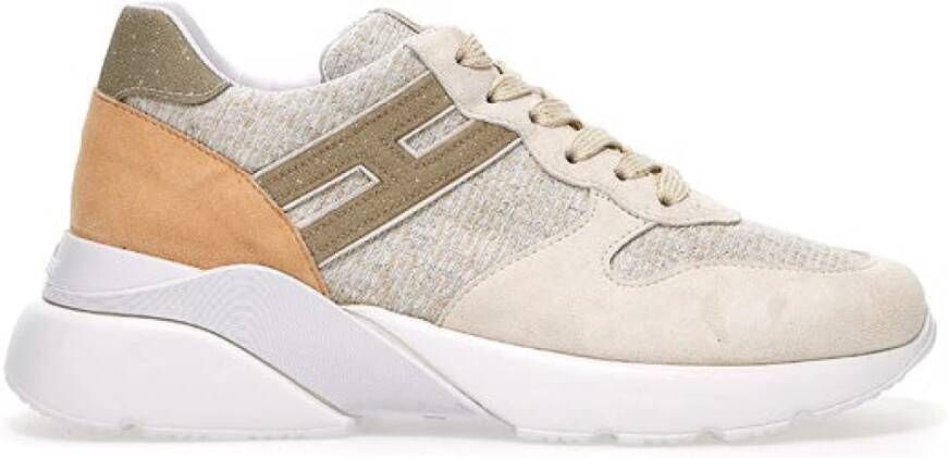 Hogan Sneakers , Beige, Dames