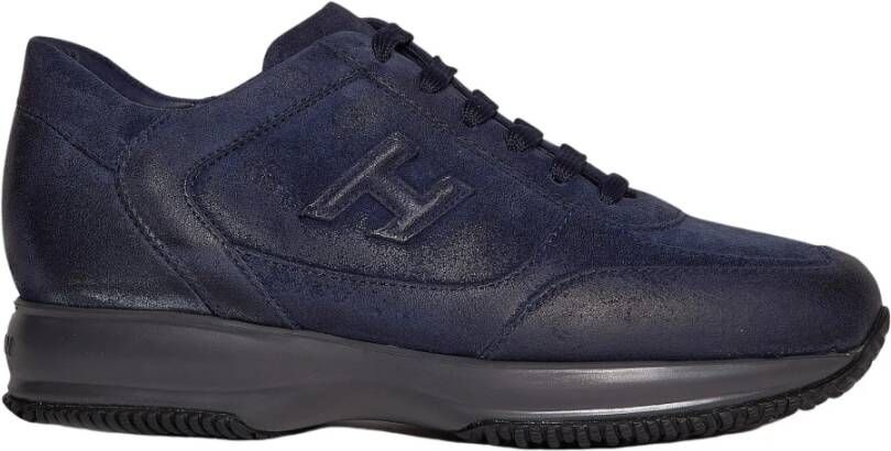 Hogan Sneakers interactief , Blauw, Heren