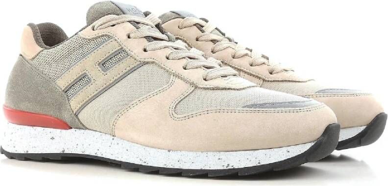 Hogan Sportschoenen schoenen in leer , Beige, Dames