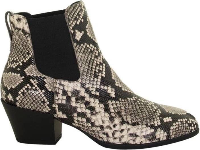 Hogan Texan enkellaarsjes , Grijs, Dames