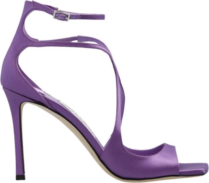 Jimmy Choo Azia satin pumps , Paars, Dames