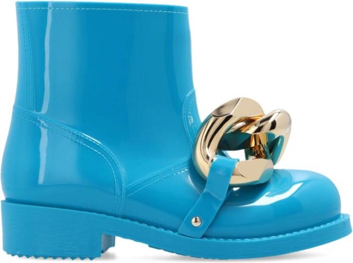 JW Anderson Korte regenlaarzen , Blauw, Dames