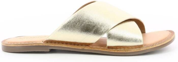 Kickers Slippers Geel Dames