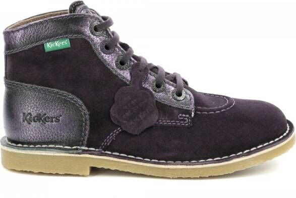 Kickers Kicklegend Lace up Boots , Paars, Dames