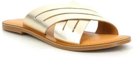 Kickers Slippers Geel Dames