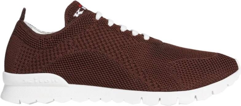 Kiton Schoenen katoen , Bruin, Heren