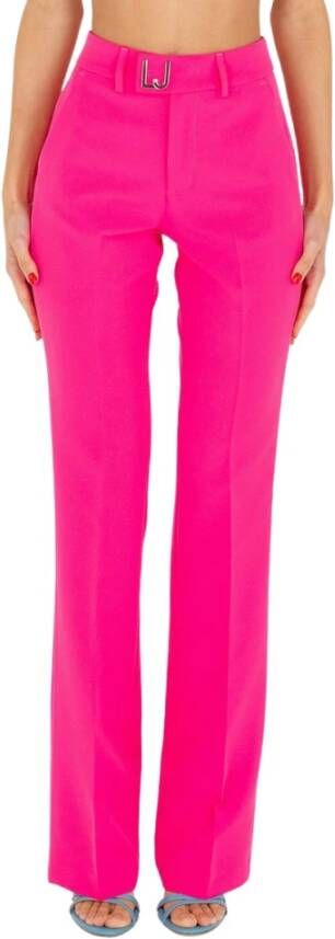 Liu Jo Elegante hoge broek Wa2350T7896 , Roze, Dames