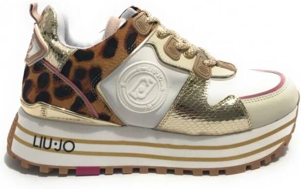Liu Jo Maxi Wonder 47 sneakers , Beige, Dames