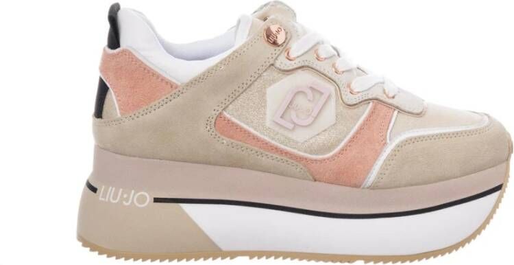 Liu Jo Super Platform Sneakers , Beige, Dames