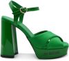 Love Moschino Hoge hiel sandalen , Groen, Dames online kopen