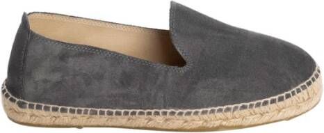 Manebí Espadrillas In Suede , Grijs, Heren