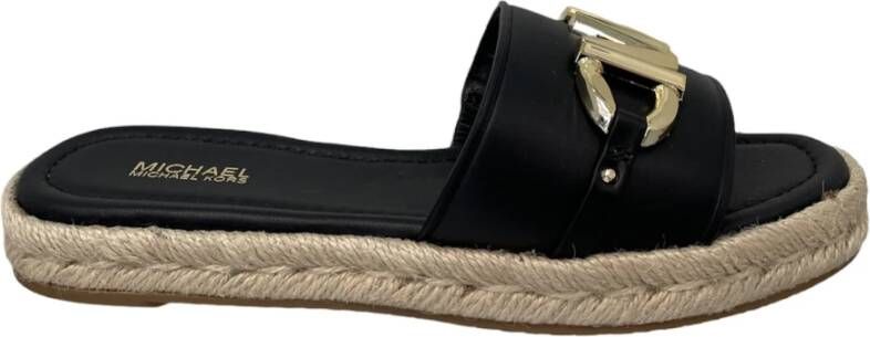 Michael Kors Izzy Slide , Zwart, Dames
