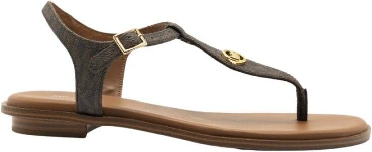 Michael Kors Mallory Sandalen , Bruin, Dames