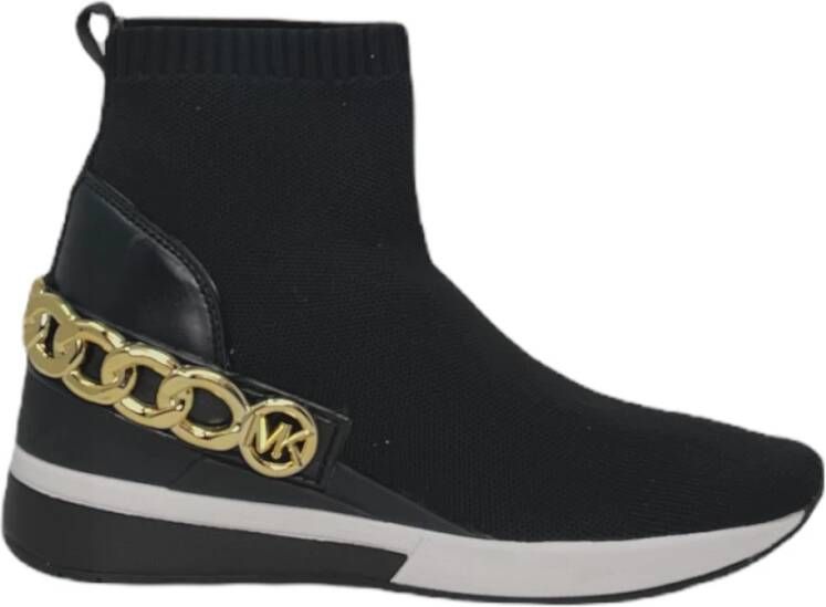 Michael Kors Women's Shoes Sneakers Skyler 43F1Skfe5D , Zwart, Dames