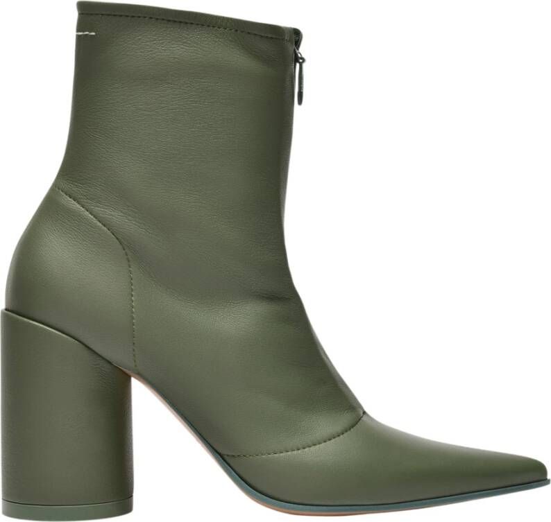 MM6 Maison Margiela Laarzen met hoge hakken , Groen, Dames