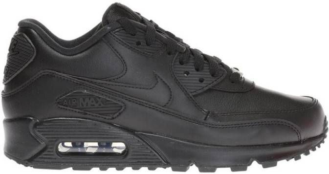 Nike Air Max 90 Leather Herenschoen Zwart Nike Air Max 90 Leather Herenschoen Zwart