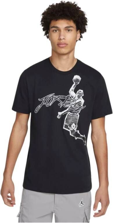 Jordan Core Sports Basketball Short Heren T Shirts Black 57% Katoen, 43% Polyester online kopen