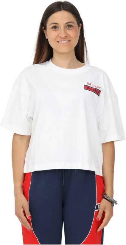 Jordan Psg Shortsleeve Dames T Shirts White Katoen Jersey