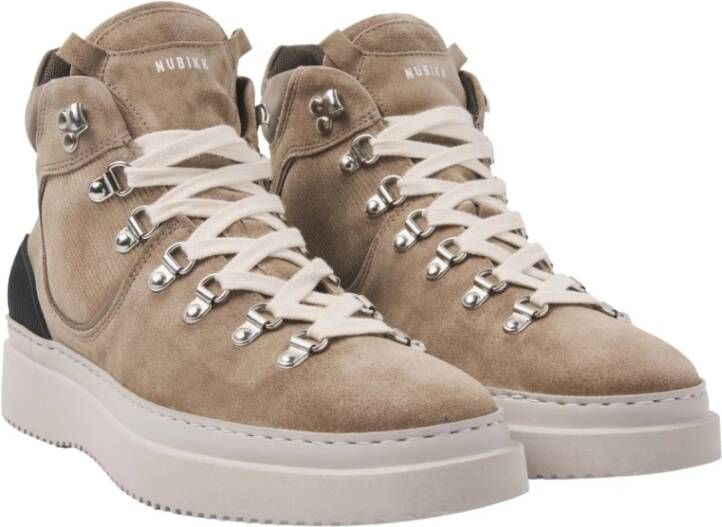 Nubikk Jonah Aztec taupe suede , Beige, Heren