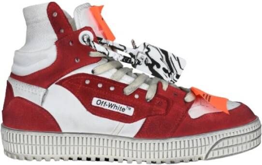 Off White Sneakers , Rood, Heren