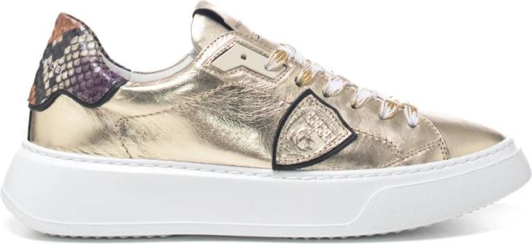 Philippe Model dames sneakers , Geel, Dames