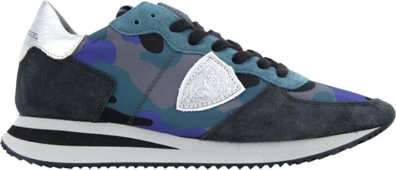 Philippe Model Sneakers Blauw Dames