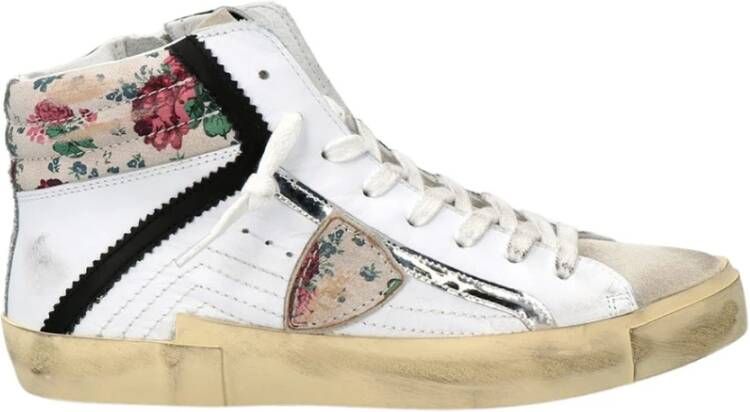 Philippe Model Sneakers High Prsx Woman , Wit, Dames