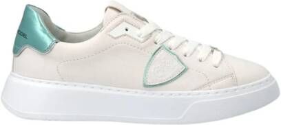 Philippe Model Sneakers lage tempel , Beige, Dames