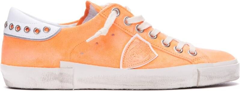 Philippe Model Sneakers Oranje Heren