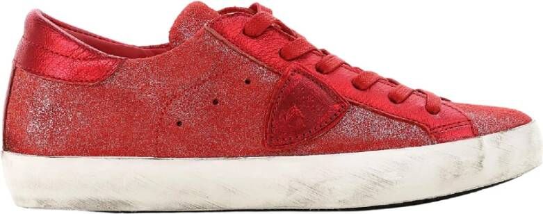 Philippe Model Sneakers , Rood, Dames