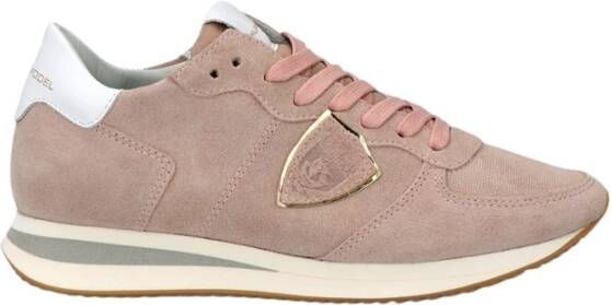 Philippe Model Trpx daim sneakers , Roze, Dames