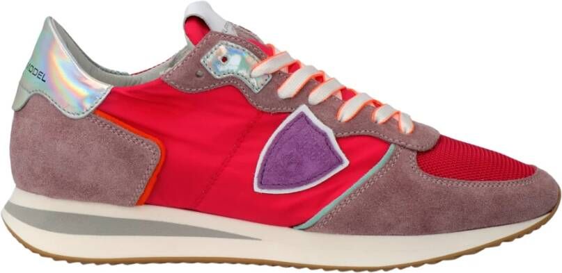 Philippe Model Mondial Pop Sneakers , Rood, Dames