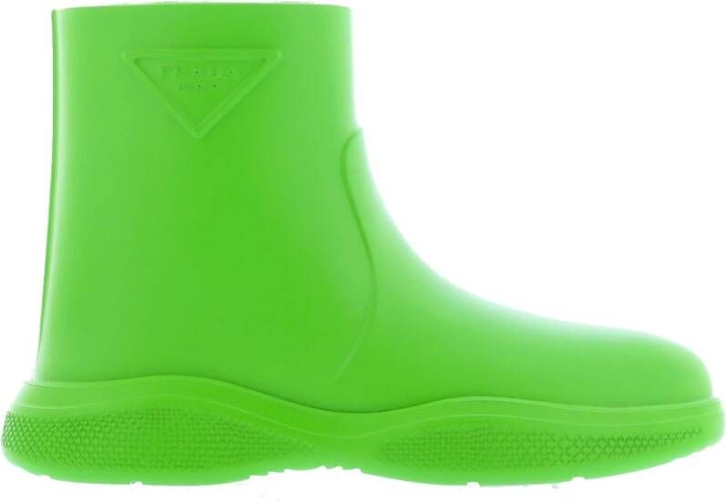 Prada Regenlaarzen Groen Dames