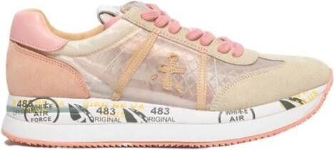 Premiata Connie Sneakers , Roze, Dames