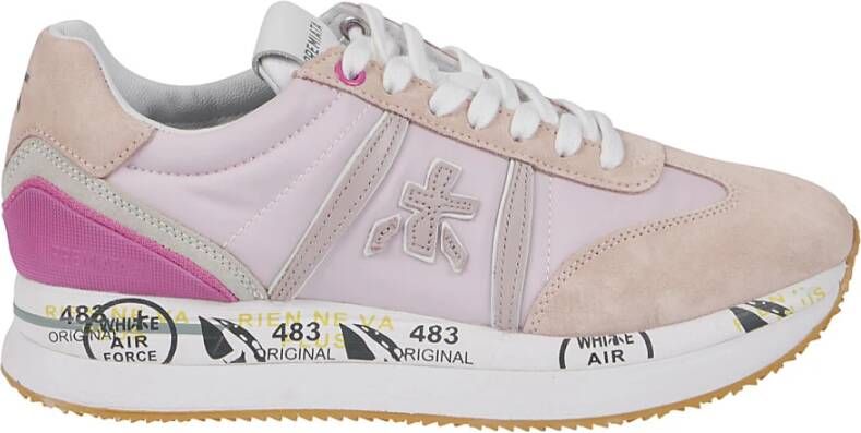 Premiata Conny Sneakers , Roze, Dames
