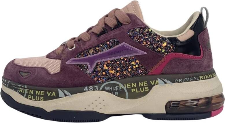Premiata Droogde sneakers , Paars, Dames